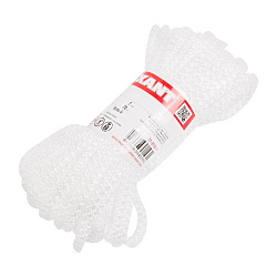 Шнур 7 мм 20 м белый REXANT 77-0720-1