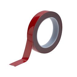 Двухсторонний скотч REXANT, серый, на HBA акриловой основе, 20 мм, ролик 5 м 09-6020