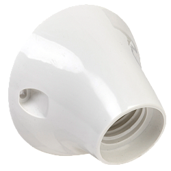 Патрон угловой Ппл27-04-К31 Е27 пластик белый IEK EPP13-04-01-K01