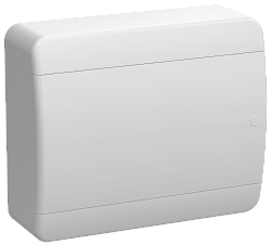 TEKFOR Корпус пластиковый БЕЛЫЙ ЩРН-П-12, IP41 белая дверь IEK TF5-KP13-N-12-41-K01-K01