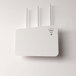 Держатель для хранения роутера, с регулировкой размеров, настенный, белый REXANT 38-0714