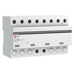 УЗИП Т1 Iimp 25kA (10/350μs) 4P EKF spd-t1-25-4p