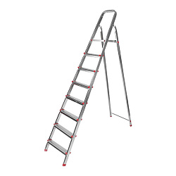 Стремянка металлическая 8 ступенек, усиленный профиль REXANT 12-5058