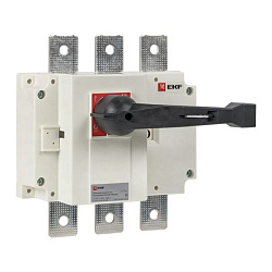 Рубильник-выключатель 630A 3P c рукояткой управления для прямой установки PowerSwitch EKF psds-630-3