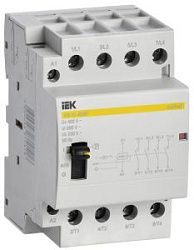 Контактор модульный с ручным управлением КМ25-40МР AC KARAT IEK MKK22-25-40