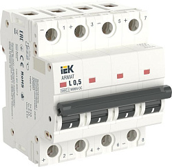 ARMAT Автоматический выключатель M06N-DC 4P L 1А IEK AR-M06N-4-L001DC