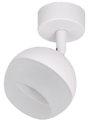 LIGHTING Светильник 4011 накладной настено-потолочный под лампу GX53 белый IEK LT-USB0-4011-GX53-1-K01