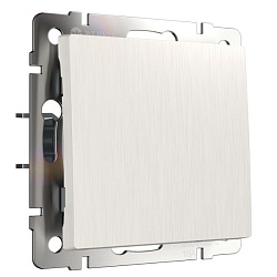 Выключатель одноклавишный проходной (перламутровый рифленый) Werkel W1112013