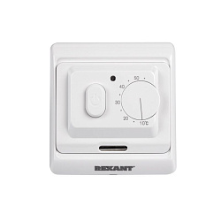 Терморегулятор механический с датчиком температуры пола и воздуха (3680 Вт) REXANT 51-0530