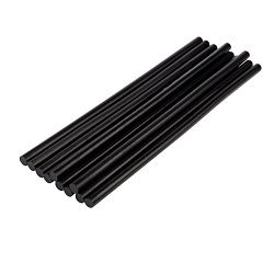 Стержни клеевые Ø7мм, 200мм, черные (10 шт/уп), хедер REXANT 09-1104