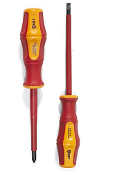 Отвертка диэлектрическая "Профи" PZ2*100, 78614  ELC0000480206