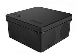 Коробка для прямого монтажа о/п 100х100х50 IP67 ЧЕРНАЯ безгалог (HF) атмосферост. (48 шт.) GREENEL P GE42455-05