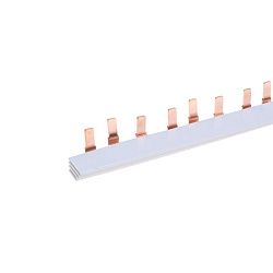 Шина соединительная типа PIN 12 штырей 3Р 63А 22см REXANT 11-2244-1