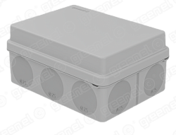 Коробка для прямого монтажа о/п 150х110х70 IP67 безгалог (HF) атмосферост. (30 шт.) GREENEL PRO GE42441