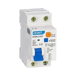 Диф. автомат NXBLE-63Y 1P+N 10А 30мА электронный тип AС, х-ка C, 4,5кА (R) 105541