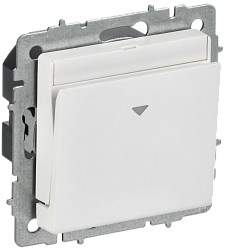 BRITE Выключатель карточный 30А ВС10-1-8-БрАБ арктический белый IEK BR-V11-0-10-K91