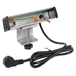 Встраиваемый настольный розеточный блок для крепления к столу, 10 модулей, C-Line cl-vnbco-10-s