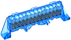 TEKFOR Шина N "ноль" в комбинированном DIN-изоляторе "Стойка" 6х9-13-С IEK TF-NN10-13-DP-K07