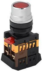 Кнопка ABLF-22 красный d=22мм неон/240В 1з+1р IEK BBT10-ABLF-K04