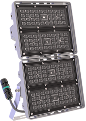 Светильник L-pixel 2/banner/100/Г30/750/(R5)/05/MT-KM/I1-C2/220AC IP66 RAL7035 LEDEL PX100-21516-123-182