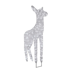 Акриловая светодиодная фигура Олень мама 115х155 см, 1900 светодиодов, IP65 понижающий трансформатор в комплекте, NEON-NIGHT 513-101