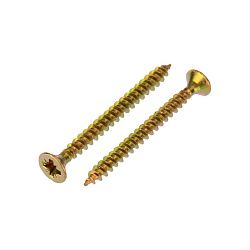 Саморез универсальный 3,5х40 мм, желтый цинк, пакет (800 шт/уп) KRANZ 1111-3540-2