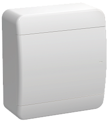 TEKFOR Корпус пластиковый БЕЛЫЙ ЩРН-П-8, IP41 белая дверь IEK TF5-KP13-N-08-41-K01-K01