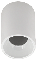 LIGHTING Светильник 4111 накладной потолочный под лампу GU10 белый пластик IEK LT-UPB0-4111-GU10-1-K01