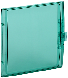 TEKFOR Дверца для корпуса пластикового КМПн-24 IP65 зеленая прозрачная IEK TF-KP72D-DV-24-K06
