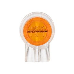 Соединитель изолированный К-1, для жил (d=0,4-0,7мм), D=1,52мм REXANT 07-5401