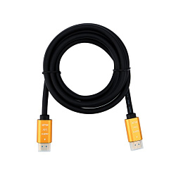 Кабель HDMI - HDMI 2.0, 2м, Gold REXANT 17-6104