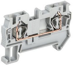 Клемма пружинная КПИ 2в-4 41А серая IEK YZN11-004-K03