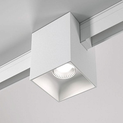 Slim Magnetic Трековый светильник 12W 4200K Solo (белый) 85055/01 Elektrostandard a063497