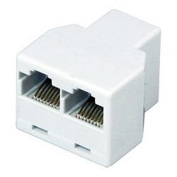 Двойник компьютерный UTP RJ-45(8P8C) (гнездо - 2 гнезда) REXANT 03-0103