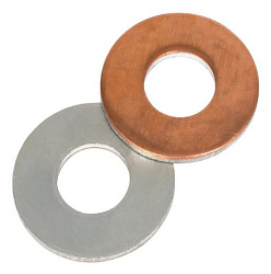 Шайба алюмомедная ШАМ 28/13 (10шт/уп) DEKRON DEK10482-03