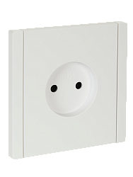 FORTE&PIANO Розетка 1-местная без заземления без защитных шторок винтовое крепление 10А FP218 белый IEK FP-R10-10-K01