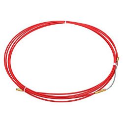 Протяжка кабельная стеклопруток 3.5 мм со смен. наконеч., 5 м EKF ft-fg-5