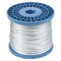 Трос стальной DIN 3055 (6x7) М3 (бобина 200м) REXANT 09-5530