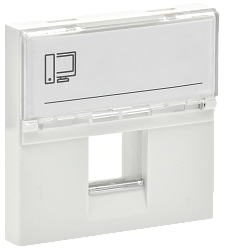 PRIMER Панель лицевая Keystone (2 модуля) белая IEK PR-KK40D-PLK-0-2-K01