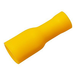 Клемма плоская полностью изолированная РППи-м 6.0-(6.3)/РпИмп 5,5-6-0,5 гнездо 6.6 мм 4-6 мм² REXANT 08-0651