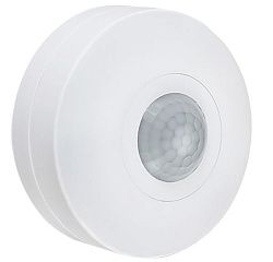 Датчик движения ДД-025 1200Вт 360град 6м IP20 белый IEK LDD11-025-1200-001