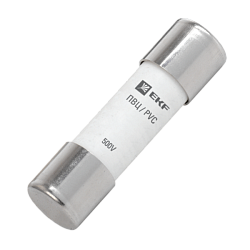 Плавкая вставка цилиндрическая ПВЦ (10х38) 10А EKF pvc-10x38-10