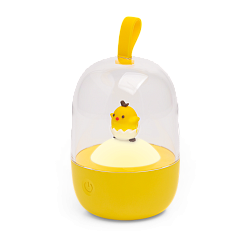 Детский ночник LUMIN'ARTE TL05 цыпленок желтый диммируемый, сенсорное управление, аккумуляторный, USB-кабель, 115х75х75 TL05