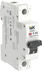 ARMAT Автоматический выключатель M06N-DC 1P K 20А IEK AR-M06N-1-K020DC
