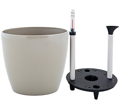 Вазон с поливом ЧЕТЫРЕ СЕЗОНА Матильда 20х18 см, 4.1 л, цвет какао 114094 71-9042