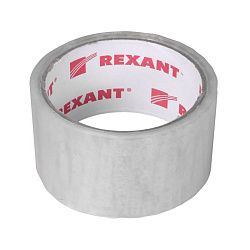 Скотч упаковочный 48 мм х 50 мкм, прозрачный, (рулон 36 м) REXANT 09-4201