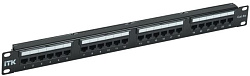 ITK 1U патч-панель кат. 5е UTP 24 порта Dual IDC слайд лейбл PP24-1UC5EU-D05L