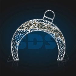 Декоративная арка Елочная игрушка 320 см 501-474