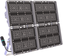 Светильник L-pixel 4/banner/200/К15/750/(R5)/05/MT-KM/I1-C4/220AC IP66 RAL7035 LEDEL PX200-41516-123-182