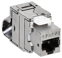 ITK Модуль Keystone Jack кат.6A STP без инструментальная заделка угловой 90град отвод кабеля CS1-1C6AS-T2-90